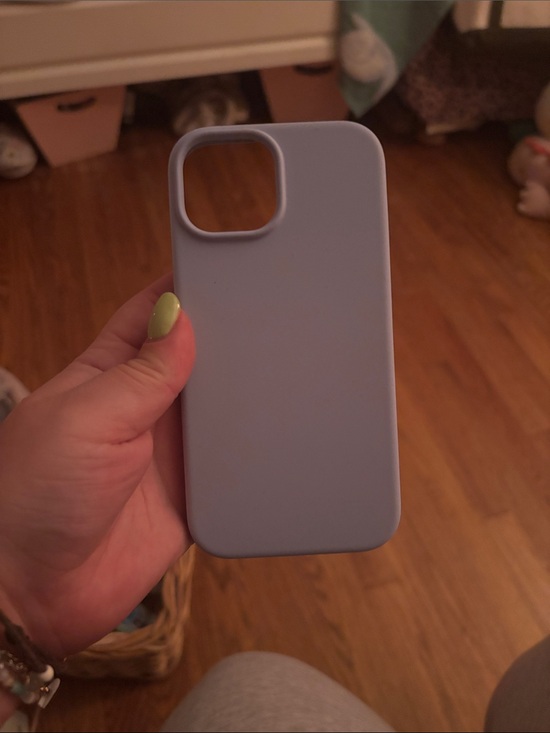 Other - Light Blue Silicone iPhone 15 Case
